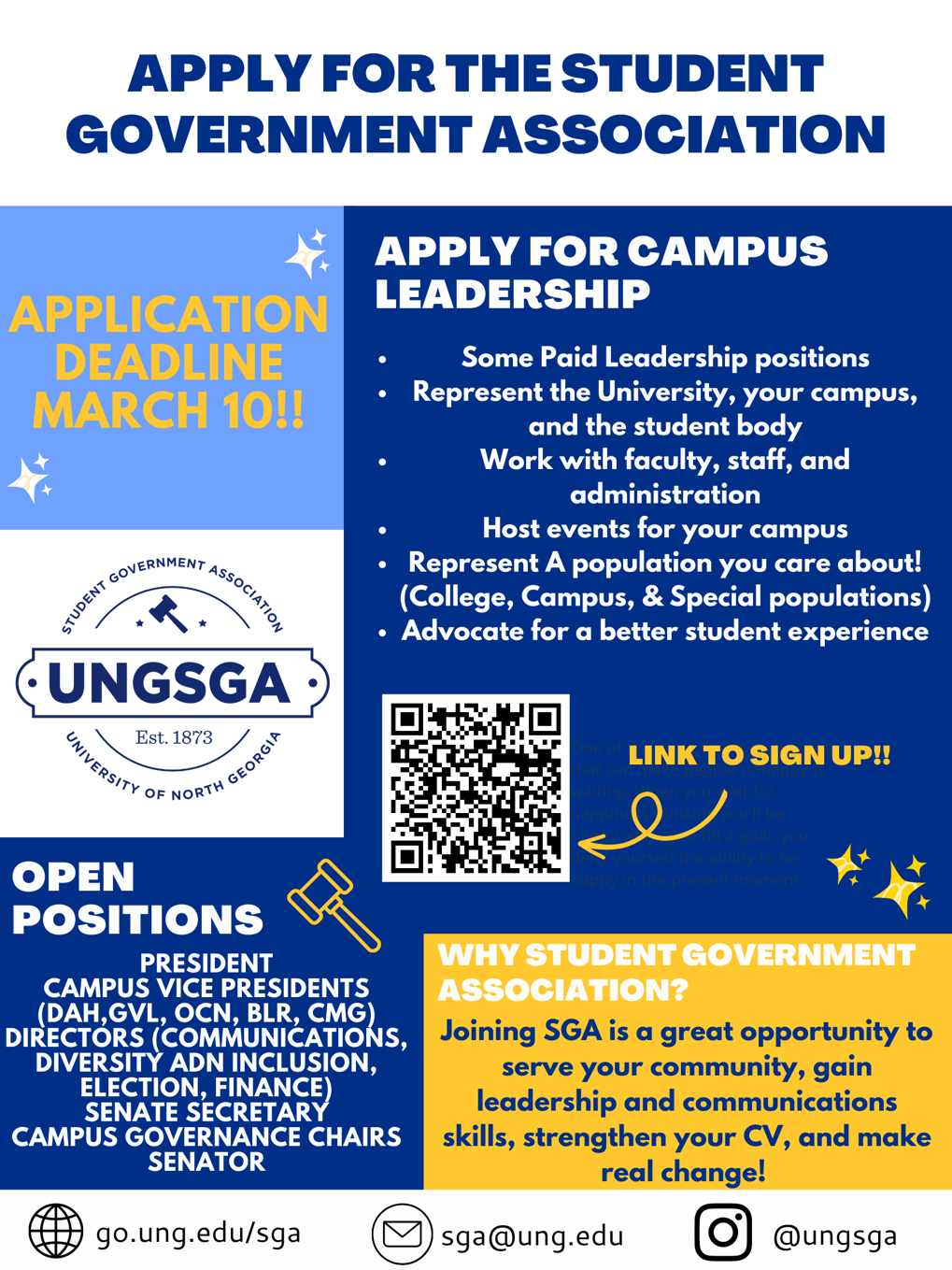 SGA Offers a Chance for Students to Lead and be Heard – Vanguard