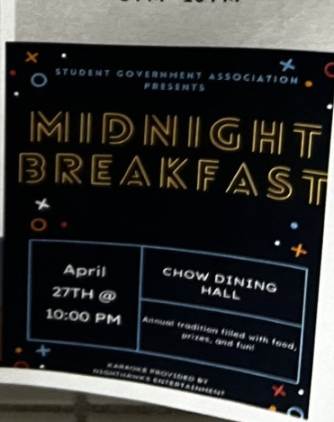 Late Bird Gets the Worm: UNG SGA Hosts Midnight Breakfast