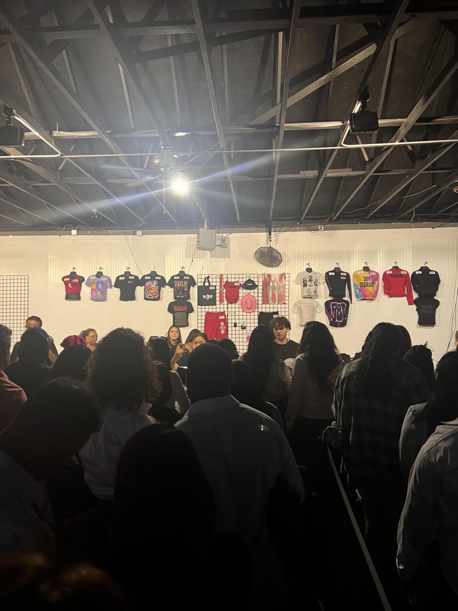 Stands filled with merch, and only in Atlanta could fans purchase a limited-edition poster of the signature uniform with “Rebelde” plastered on top.