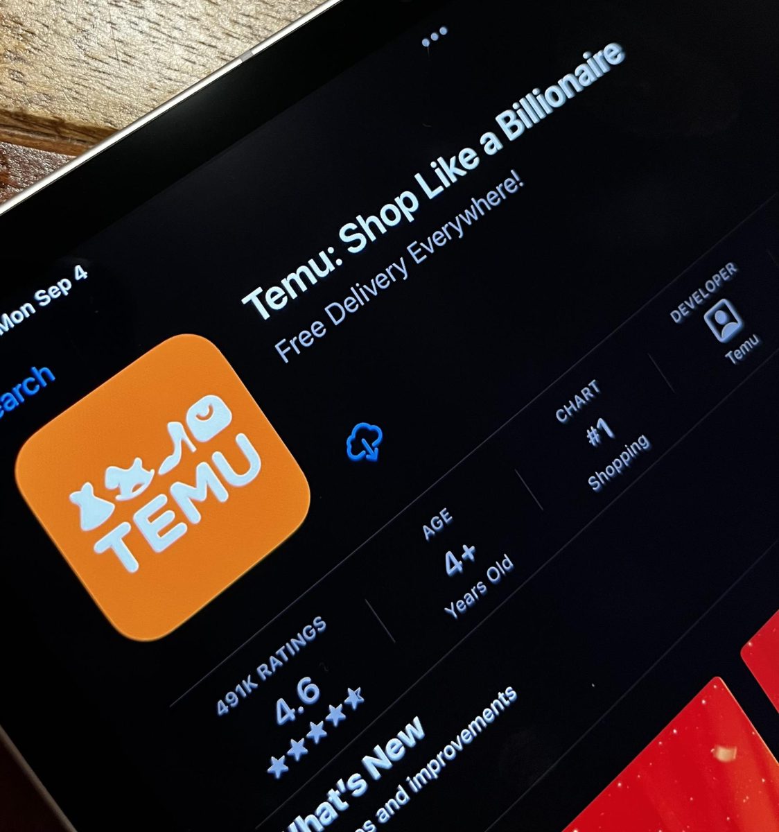 Temu+on+Apple+appstore+