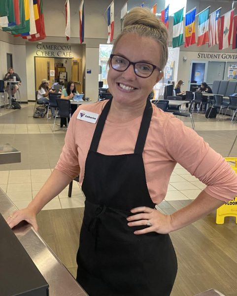 Catherine Harper is a student worker in the UNG Gainesville Campus cafeteria
