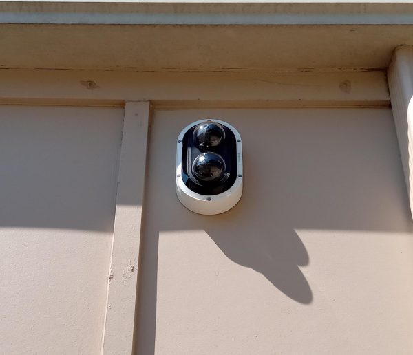 This camera monitors the outside of Gainesvilles Public Safety Complex