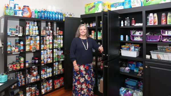 The food pantry on Dahlonega Campus.