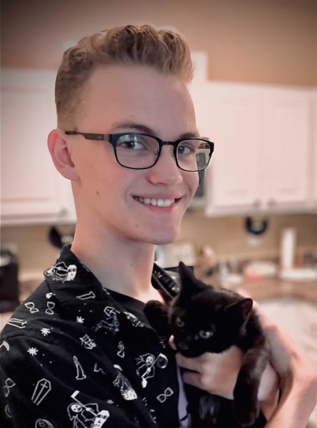 Caleb Pruitt adopted his kitten, Lucy from Hall County Animal Shelter.
Photo Courtesy of Caleb Pruitt 