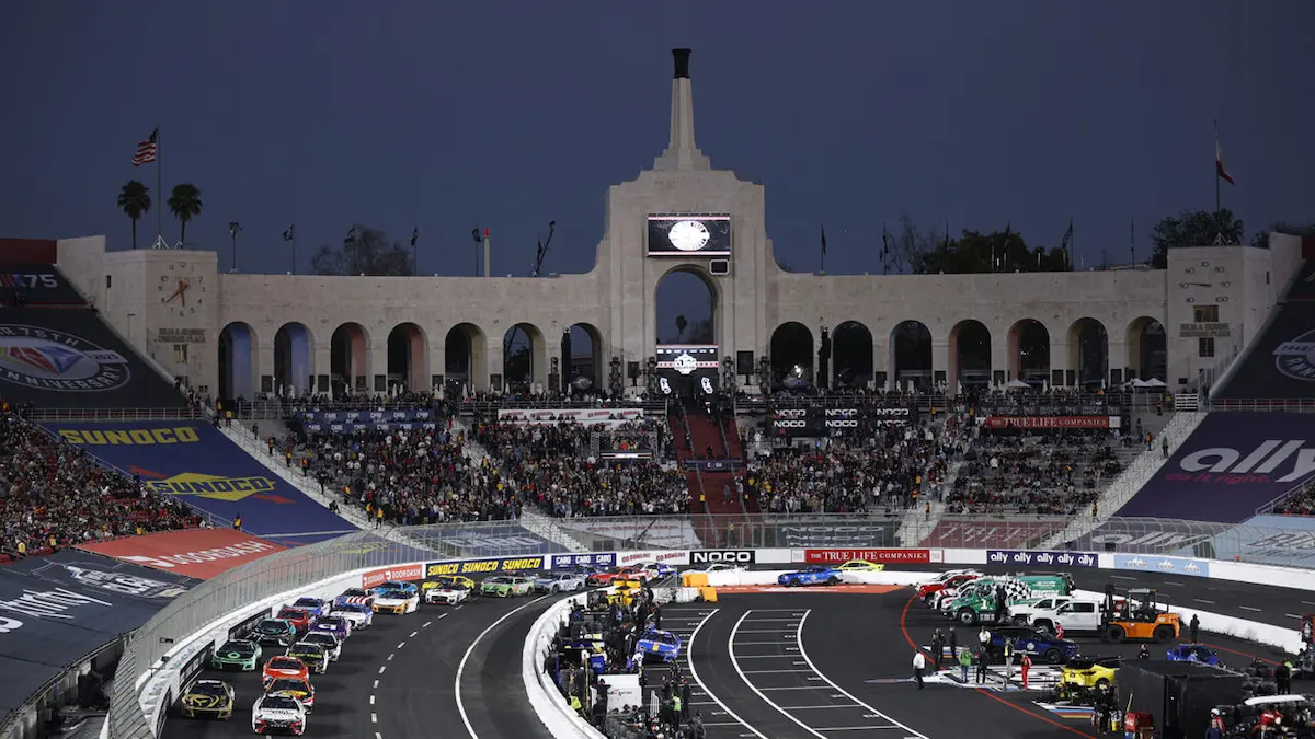 Los+Angeles+Gears+Up+for+the+2024+NASCAR+Busch+Clash