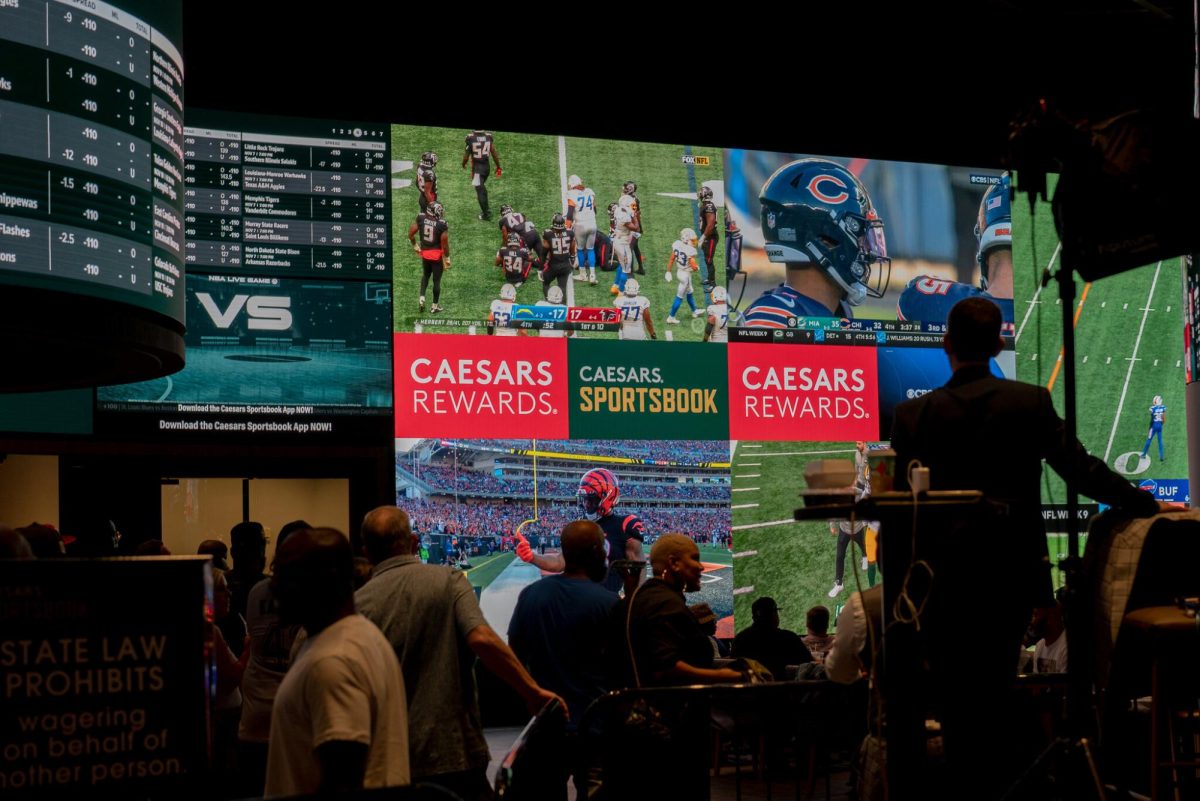 Caesars Sportsbook located in New Orleans, as Louisiana legalized retail sports betting in October 2021 and mobile betting in January 2022