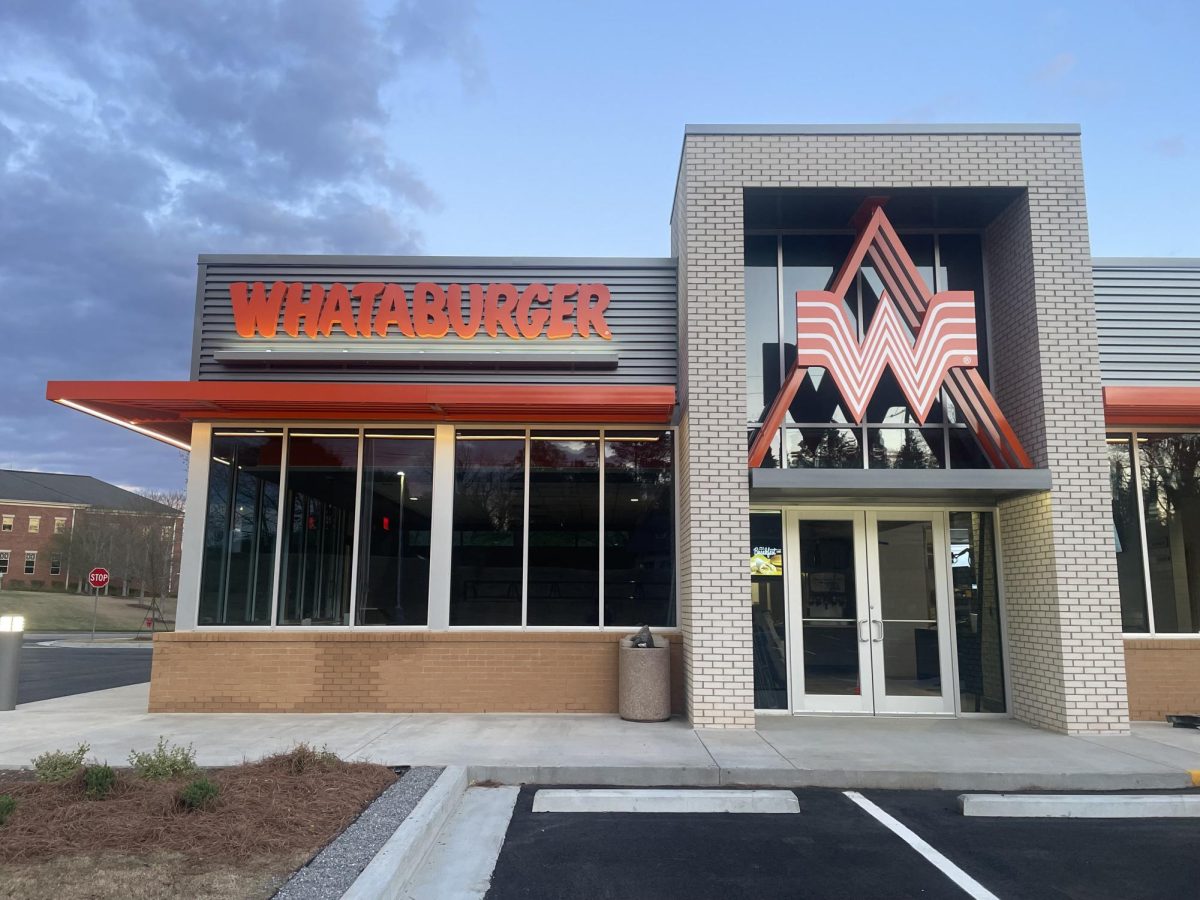 The new Whataburger location in Dahlonega prior to completion