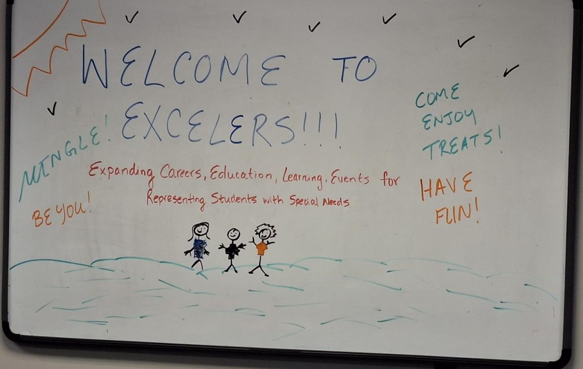 "Welcome to Excelers" Sign