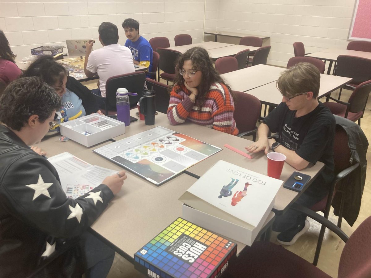 Students got a chance to live out a life separate yet close to their own in board game form.