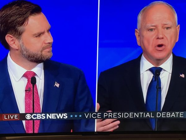 The vice presidential debate was hosted by CBS.