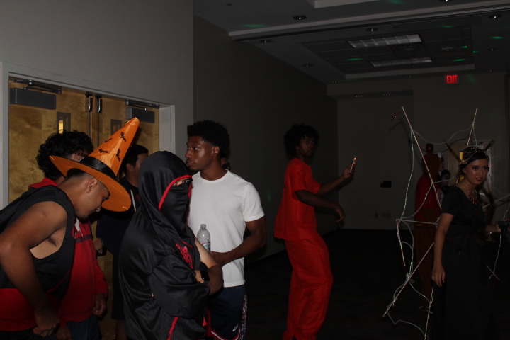 Students came together to raise the roof on this Halloween's eve.