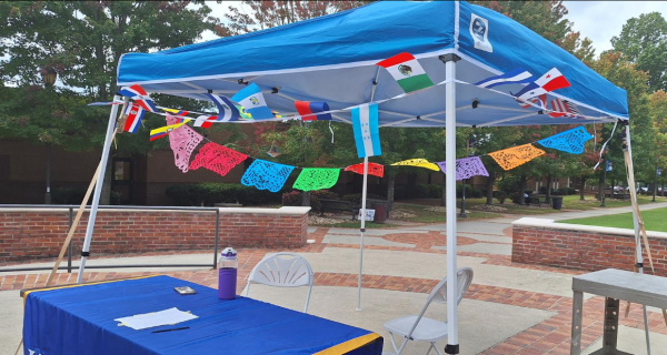 MSA's Hispanic Heritage Month had a tabling event before the event began. 