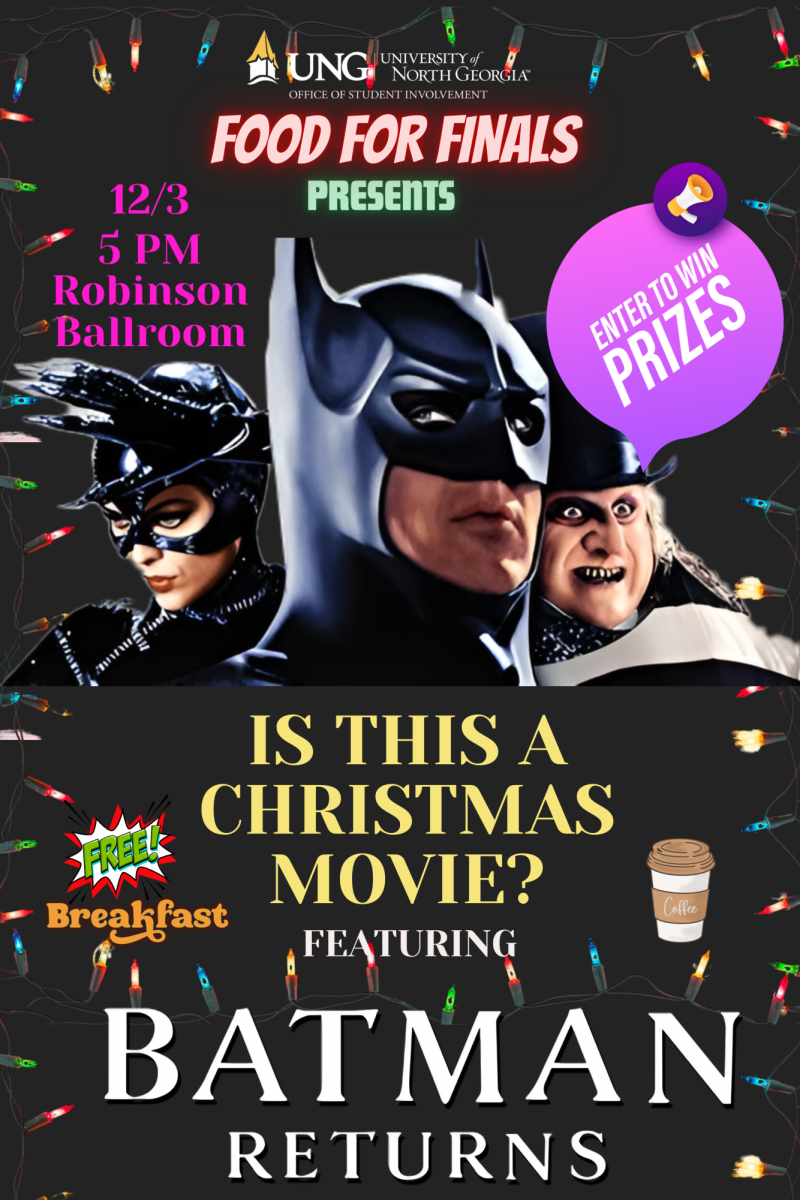 "Food for Finals" brings their A-game with the classic "Batman Returns" as a possible holiday film.