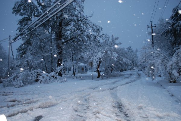 The Winter Storm of ‘09 brought icy roads to Athens, GA.