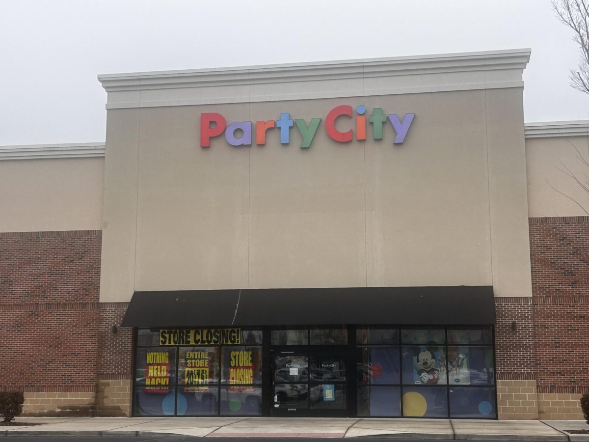 Party City in Canton, GA promotes its new and final sale for the store before going out of business. 