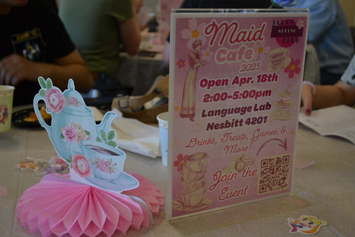 The pop-up maid cafe, hosted by the university’s Japan Club, aimed to introduce students to a unique aspect of Japanese pop culture.
