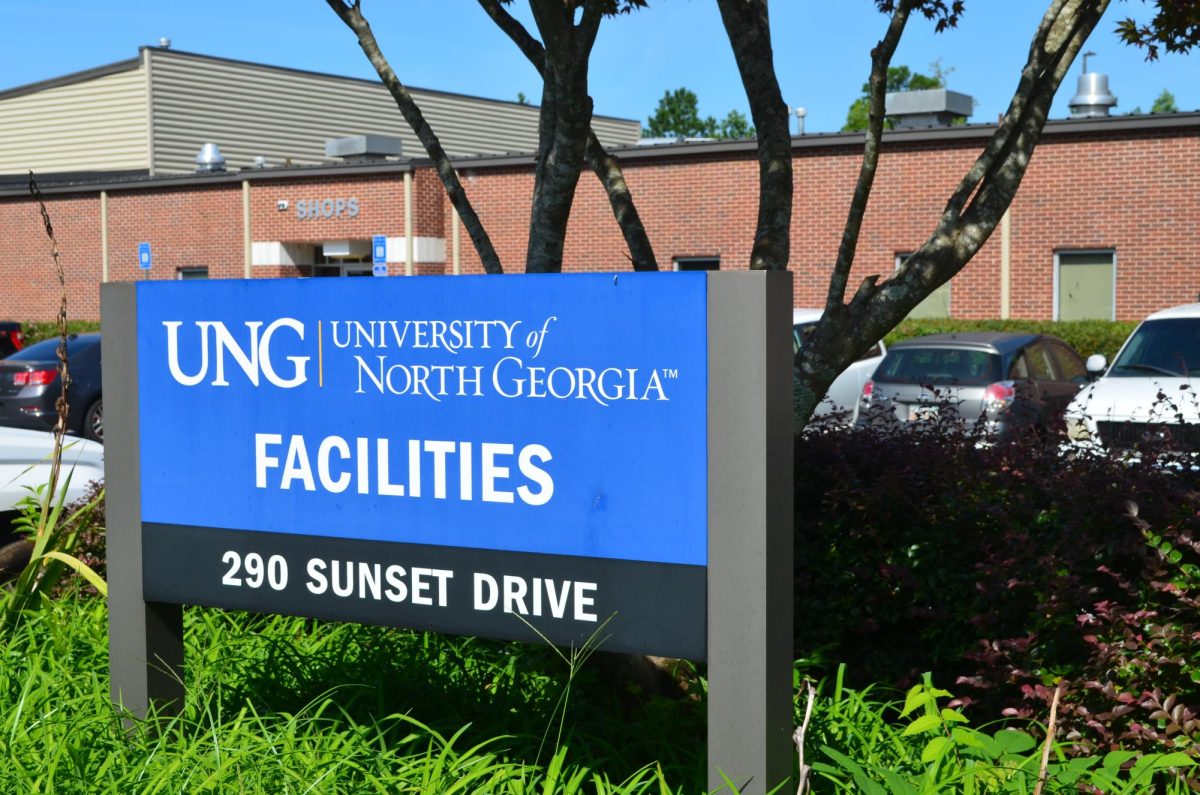 Outside the UNG Facilities building.