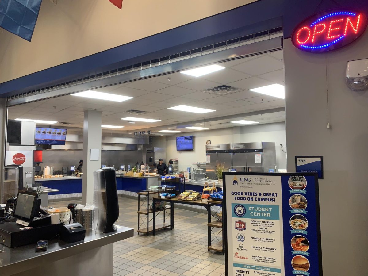 The vast multitude of dining options open to students at the Gainesville Student Center.
