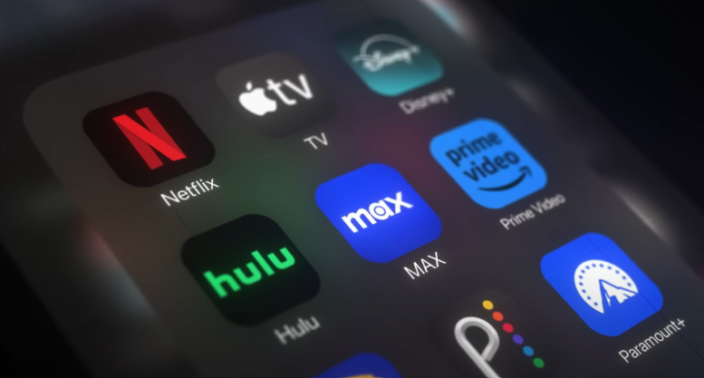 The multitude of streaming applications available on the phone.