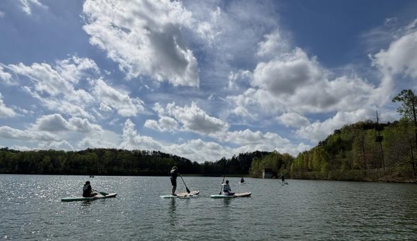 Paddle Boarding at Lake Zwerner in Dahlonega. 