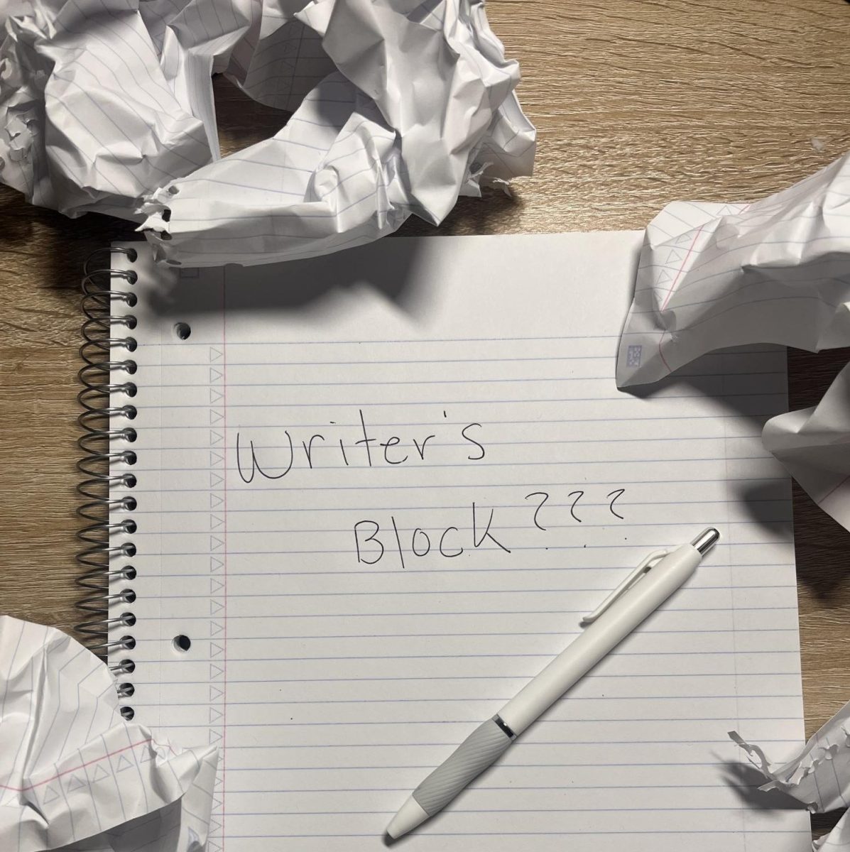 Journalist can experience writers block as well, for a variety of reasons.  Photo by Micah Creech.