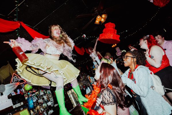Artists and students alike all belong in Kitty House. Photo by Jordan Raines.